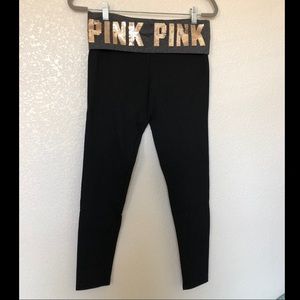 PINK Victoria’s Secret bling yoga pants